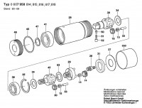 Bosch 0 607 958 815 370 WATT-SERIE Planetary Gear Train Spare Parts